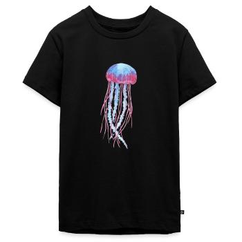 Qualle - Teenager Premium Bio T-Shirt - Schwarz - Vorne - AI Model Teenager Male light (155cm)
