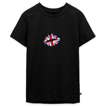 Union Jack - Teenager Premium Organic T-Shirt - black - Front - AI Model Teenager Male light (155cm)