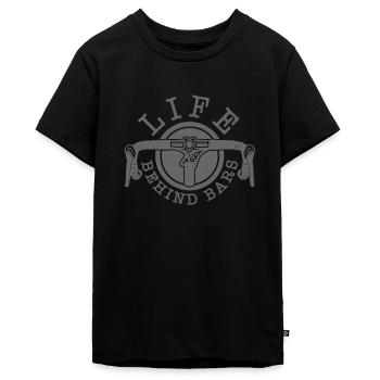 Rennrad - Teenager Premium Bio T-Shirt - Schwarz - Vorne - AI Model Teenager Male light (155cm)