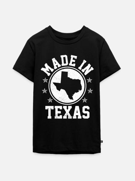 Texas - Teenager Premium Bio T-Shirt - Schwarz