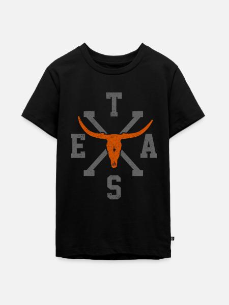 Texas - Teenager Premium Bio T-Shirt - Schwarz
