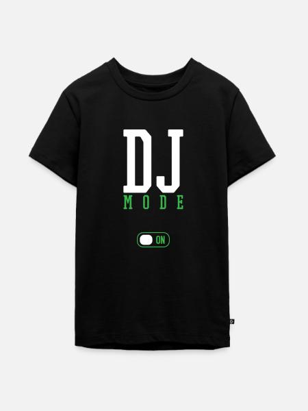 DJ - Teenager Premium Bio T-Shirt - Schwarz