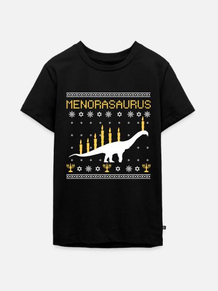 Hanukkah - Teenager Premium Bio T-Shirt - Schwarz