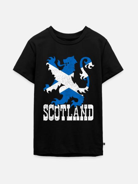 Schottland - Teenager Premium Bio T-Shirt - Schwarz