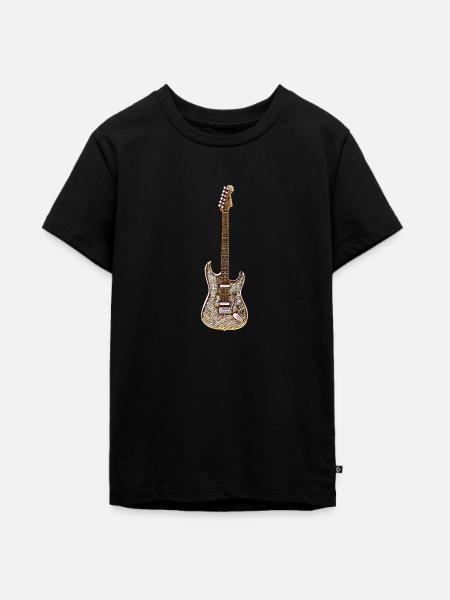 E-Gitarre - Teenager Premium Bio T-Shirt - Schwarz