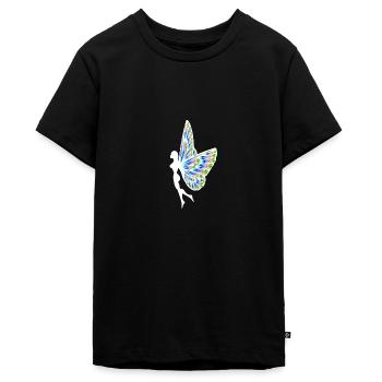 Fee - Teenager Premium Bio T-Shirt - Schwarz - Vorne - AI Model Teenager Male light (155cm)