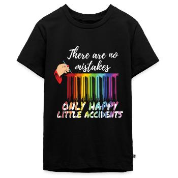 Malerei Lustig - Teenager Premium Bio T-Shirt - Schwarz - Vorne - AI Model Teenager Male light (155cm)