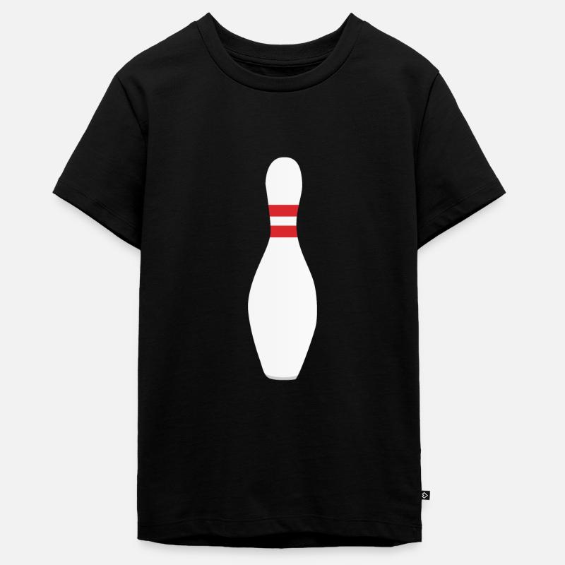 Une pinte de bowling ou de bowling - T-shirt Premium bio Ado - noir