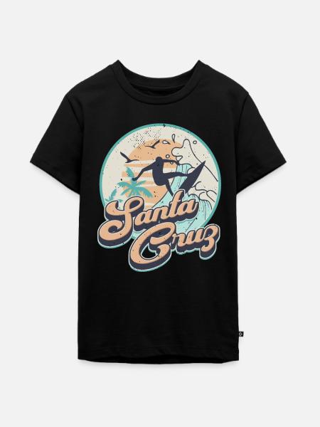 Santa Cruz - Teenager Premium Bio T-Shirt - Schwarz