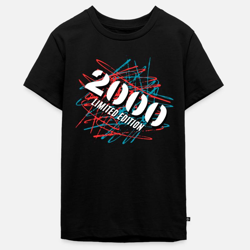 2000 Édition Limitée - T-shirt Premium bio Ado - noir