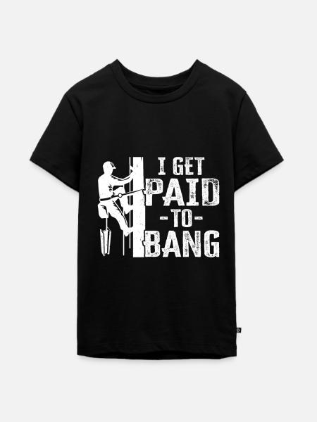 Stahlarbeiter Bauarbeiter - Teenager Premium Bio T-Shirt - Schwarz