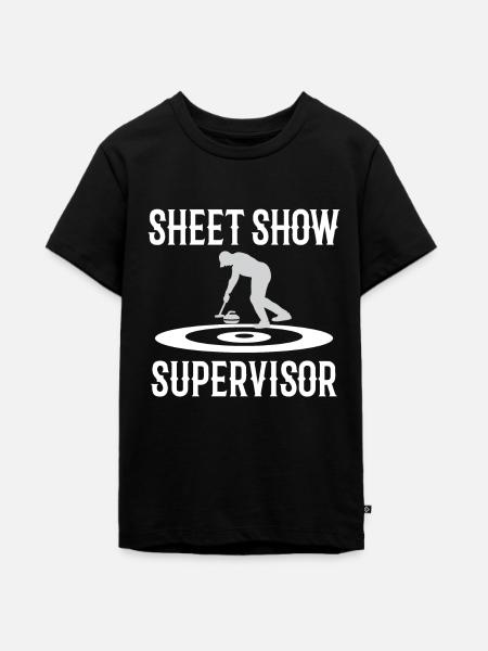 Curling Curler - Teenager Premium Bio T-Shirt - Schwarz