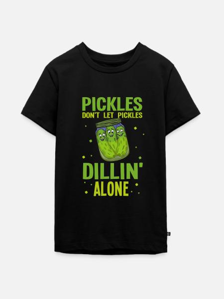 Funny Pickle - Teenager Premium Bio T-Shirt - Schwarz