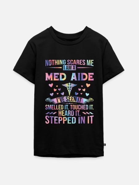 Medication Aide Med Aide - Teenager Premium Bio T-Shirt - Schwarz