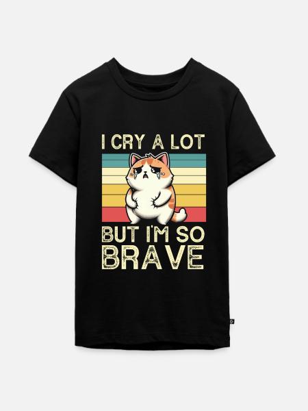 Tummy Ache Survivor - Teenager Premium Bio T-Shirt - Schwarz