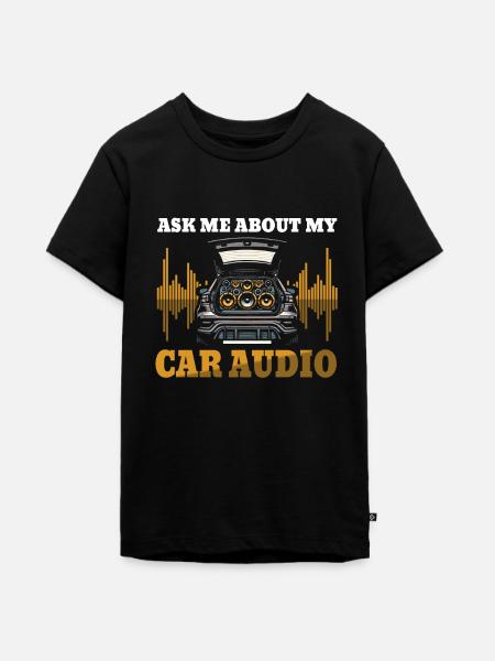 Car audio - Teenager Premium Bio T-Shirt - Schwarz