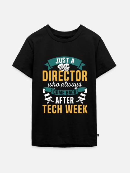 Theater Director - Teenager Premium Bio T-Shirt - Schwarz