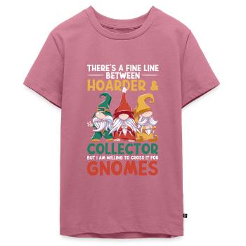 Gnomes - Teenager Premium Bio T-Shirt - Mauve - Vorne - AI Model Teenager Male light (155cm)