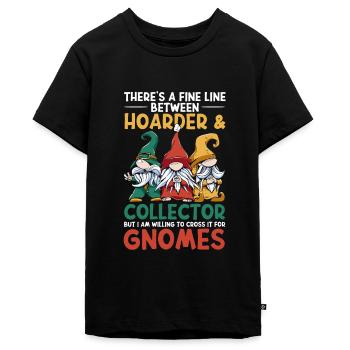 Gnomes - Teenager Premium Bio T-Shirt - Schwarz - Vorne - AI Model Teenager Male light (155cm)