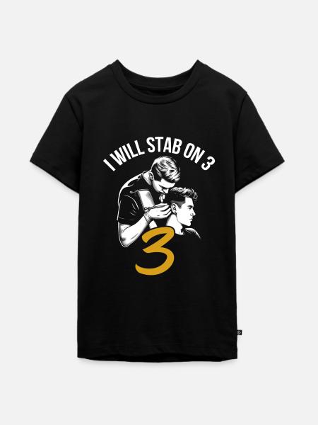 Body piercer - Teenager Premium Bio T-Shirt - Schwarz