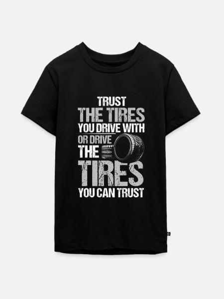 Tire Guy - Teenager Premium Bio T-Shirt - Schwarz
