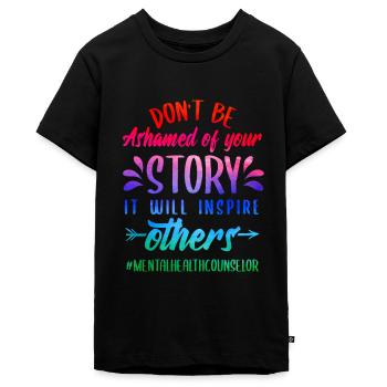 Mental health Counselor - Teenager Premium Bio T-Shirt - Schwarz - Vorne - AI Model Teenager Male light (155cm)