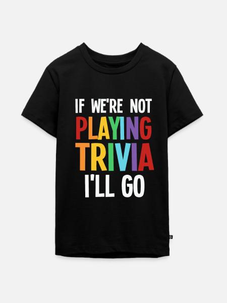 Trivia Night Host - Teenager Premium Bio T-Shirt - Schwarz