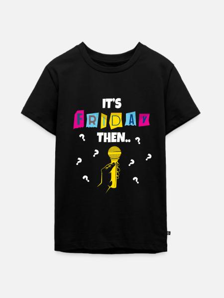 Trivia Night Host - Teenager Premium Bio T-Shirt - Schwarz