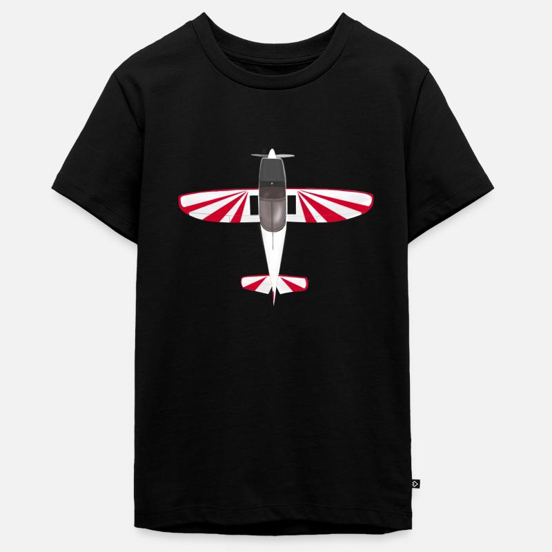 avion cap10 - T-shirt Premium bio Ado - noir