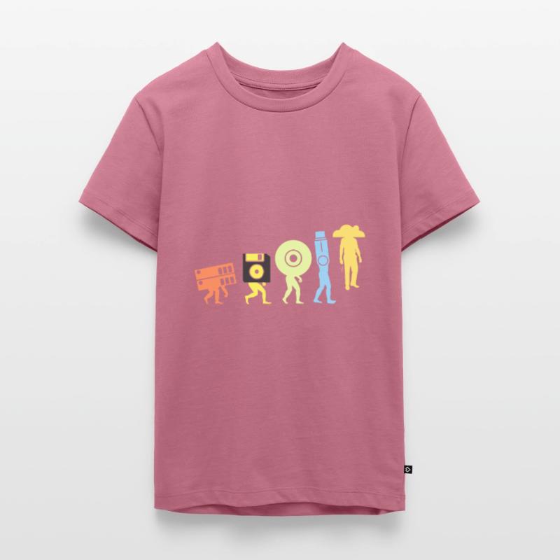 Evolution Datenspeicherung Cloud Programmierung Teenager Premium Bio T-Shirt