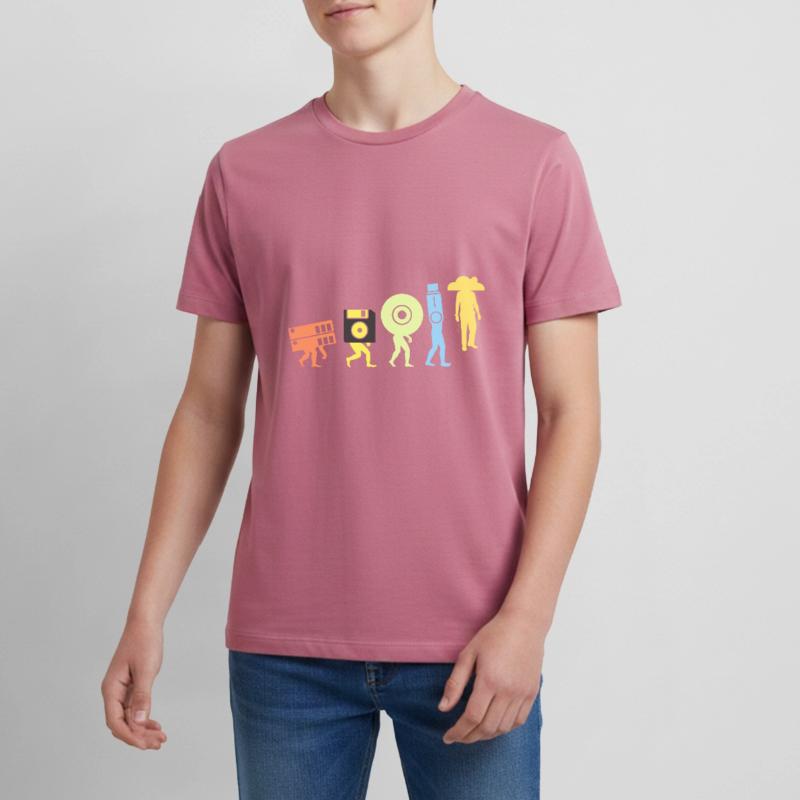 Evolution Datenspeicherung Cloud Programmierung Teenager Premium Bio T-Shirt