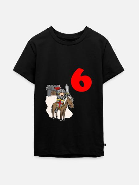 Knight child 6 years - Teenager Premium Organic T-Shirt - black