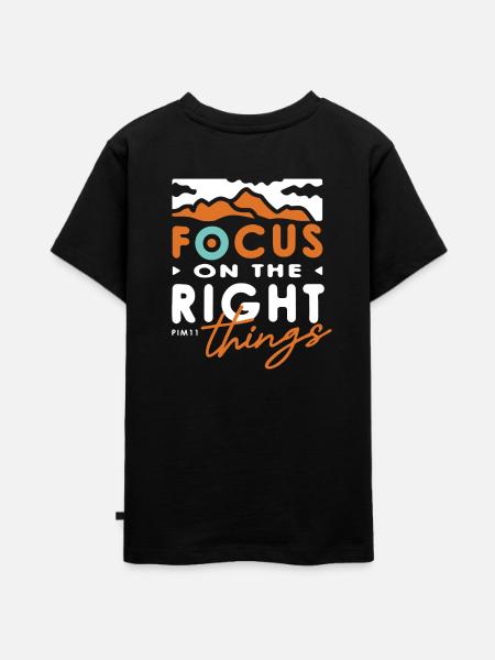 Focus - Teenager Premium Bio T-Shirt - Schwarz