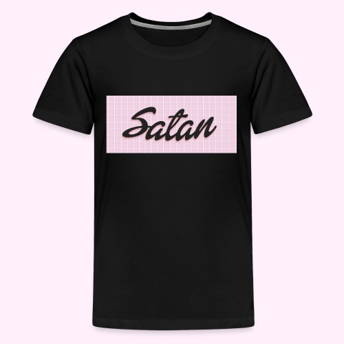 Satan cap - Teinien premium t-paita