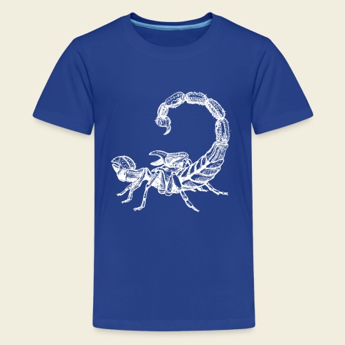 Skorpion weiß - Teenager Premium T-Shirt