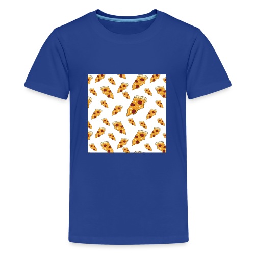 PizzaPattern png - Teenage Premium T-Shirt