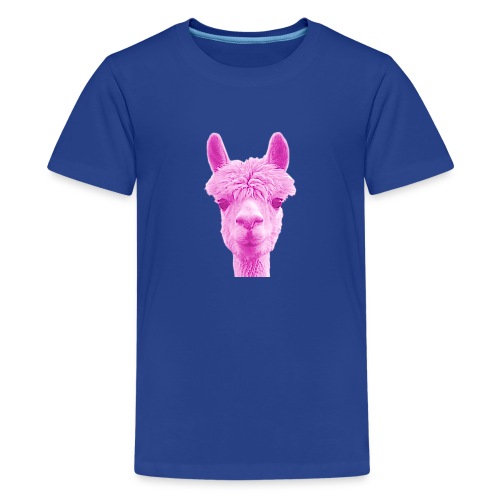 Alpaka Lama Kamel Peru Anden Südamerika Wolle - Teenager Premium T-Shirt