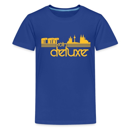 Köln Deluxe Skyline mit den Kranhäusern - Teenager Premium T-Shirt