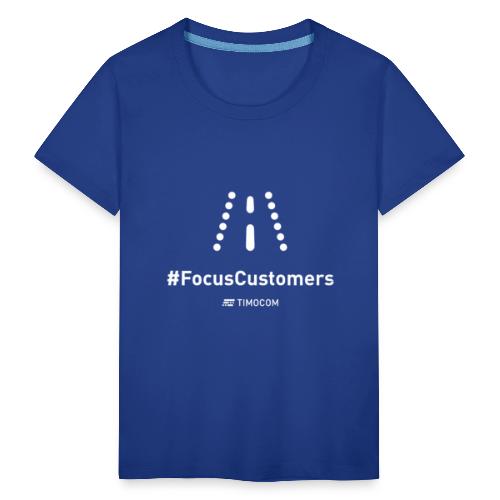 FocusCustomers white - Koszulka młodzieżowa Premium