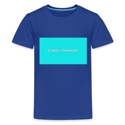 Light Blue Comedy Teenagers T Shirt - Premium-T-shirt tonåring