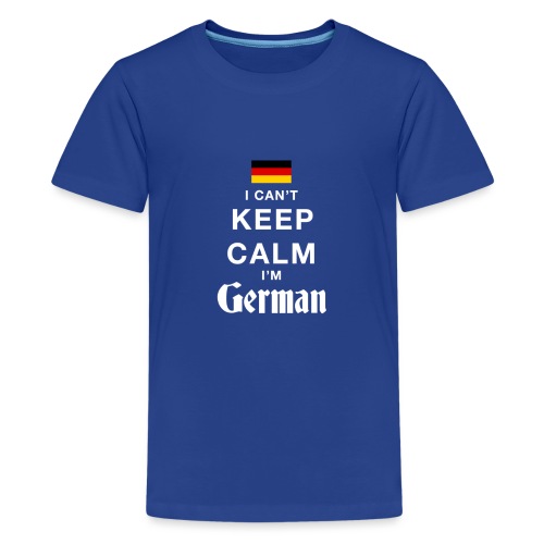 I CAN T KEEP CALM german - Teenager Premium T-Shirt