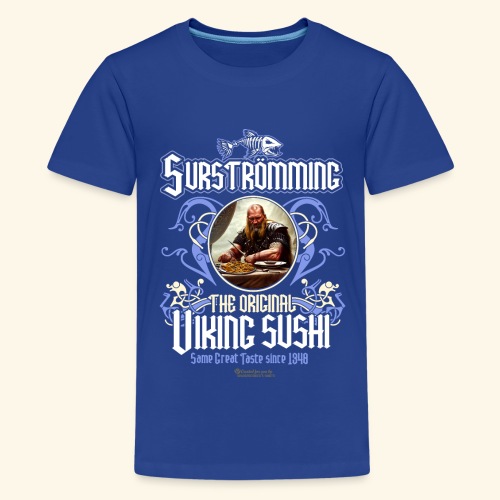 Surströmming Wikinger Sushi Design - Teenager Premium T-Shirt