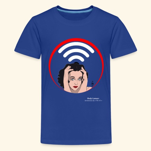 Hedy Lamarr inventrice du Wi-Fi - T-shirt Premium Ado