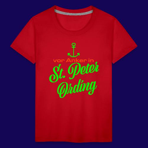 Vor Anker in St. Peter-Ording: maritimes Motiv - Teenager Premium T-Shirt
