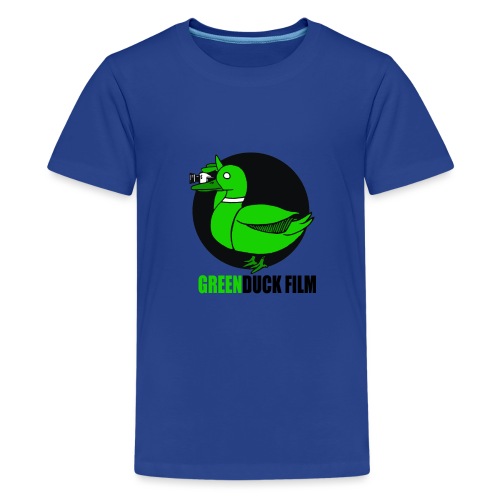 Greenduck Film Logo w. black letters - Teenager premium T-shirt