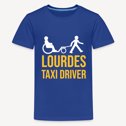 LOURDES TAXI DRIVER - Teenage Premium T-Shirt