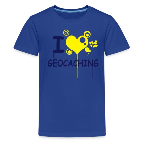I love geocaching / 2 colors - Teenager Premium T-Shirt