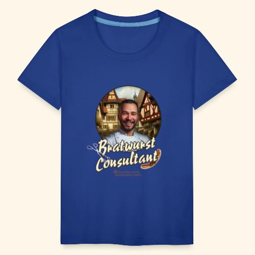 Grill T-Shirt Design Bratwurst Consultant - Teenager Premium T-Shirt