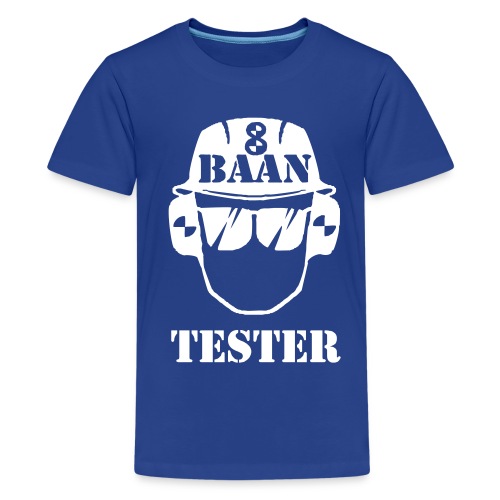 Achtbaan tester tshirt van Baas Bots - Teenager Premium T-shirt