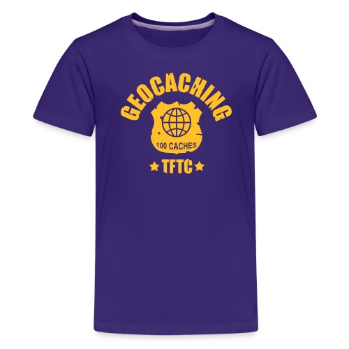 geocaching - 100 caches - TFTC / 1 color - Teenager Premium T-Shirt